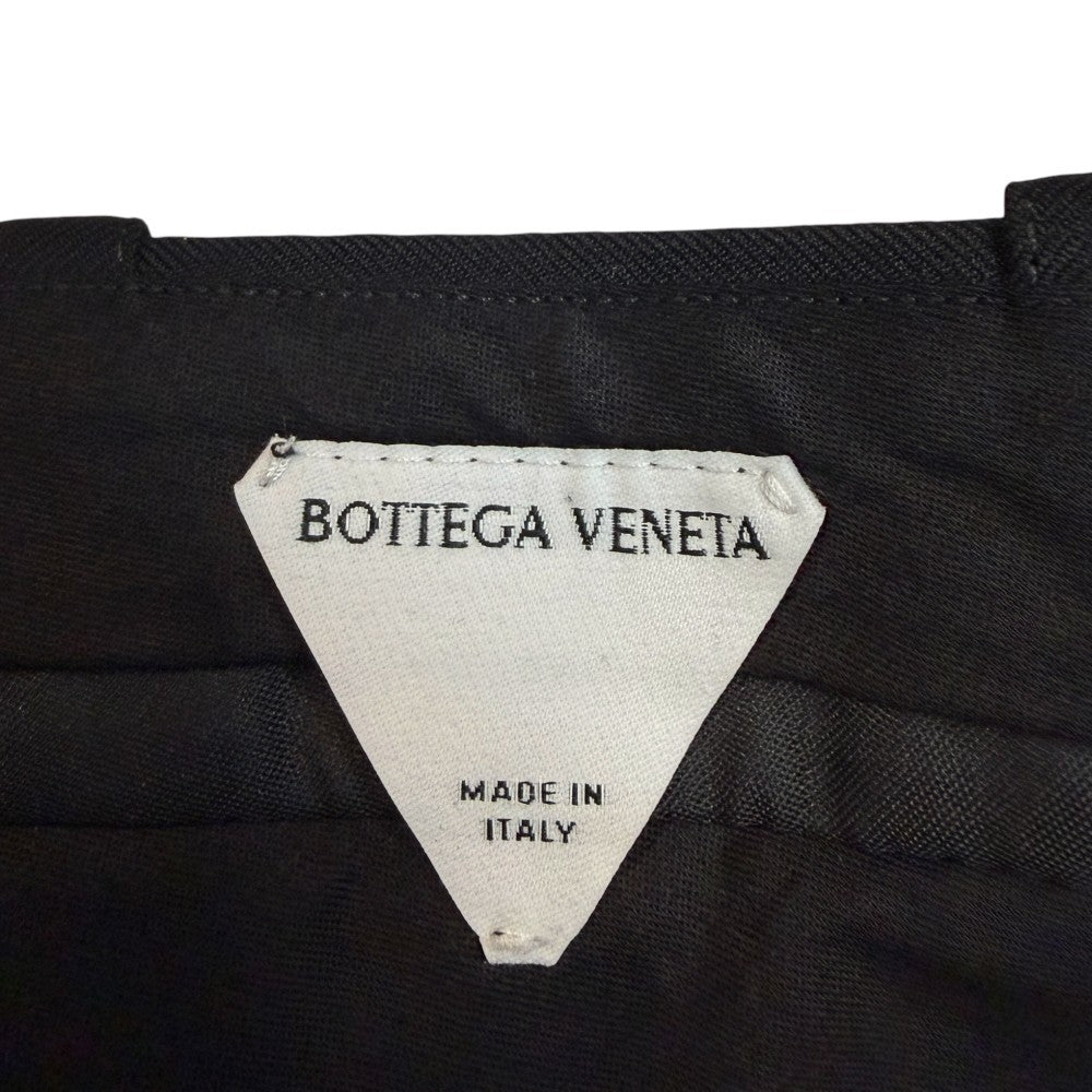BOTTEGA VENETA Wide Leg Trousers Black Size 42