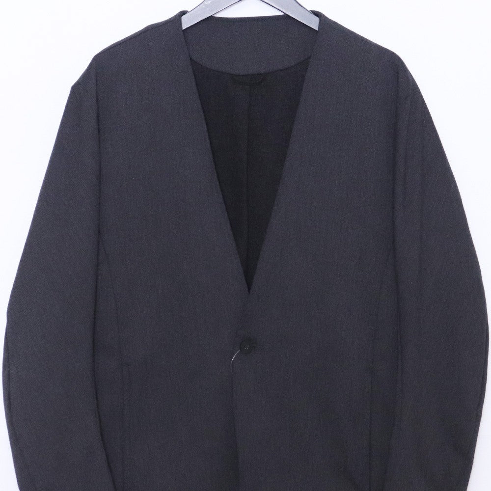 Incarnation 24AW Lapeless Lined Jacket Black Size M