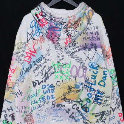 DSQUARED2 Writings Cool Hoodie White Size L