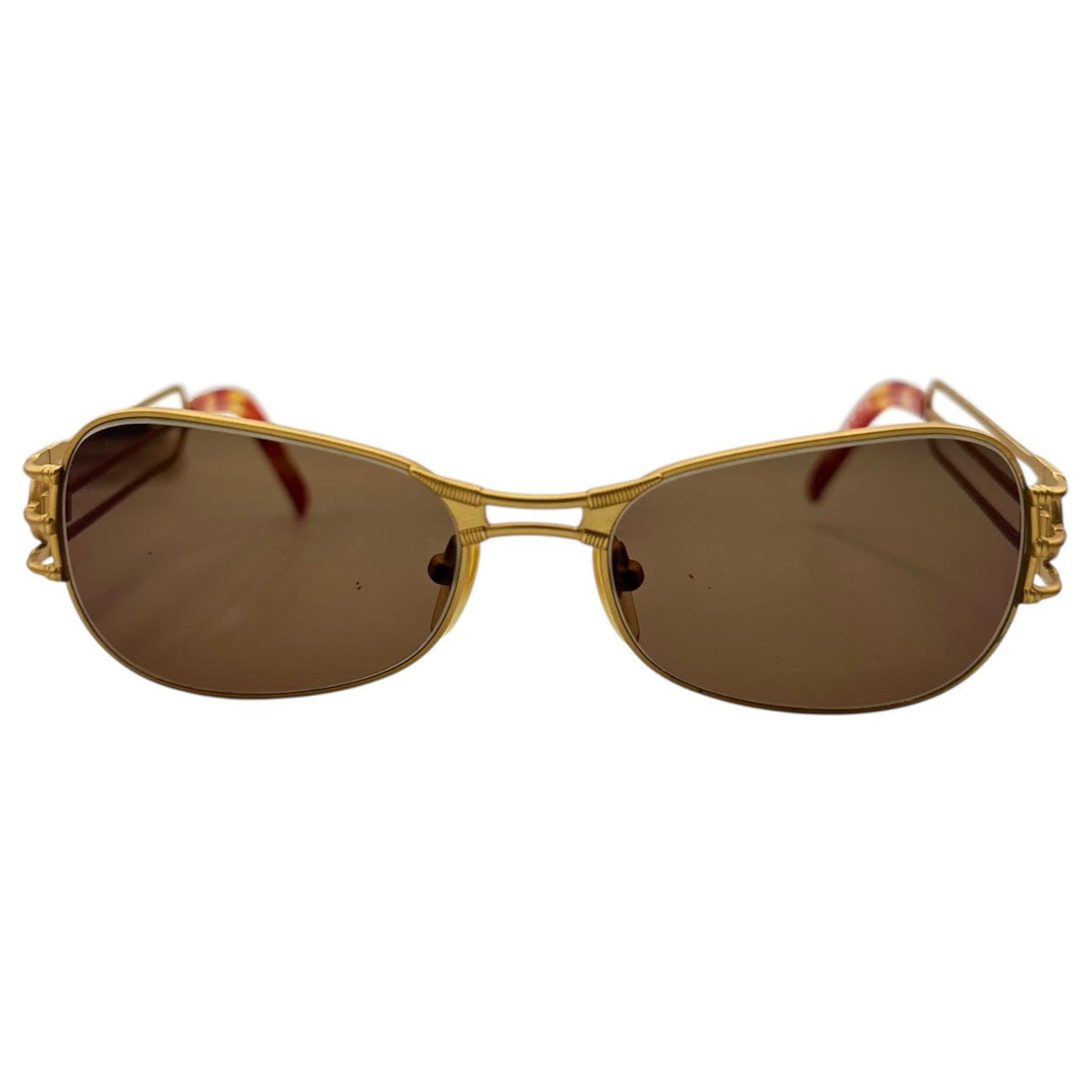 Jean Paul GAULTIER 80s Vintage JPG 3 Sunglasses Gold/Brown