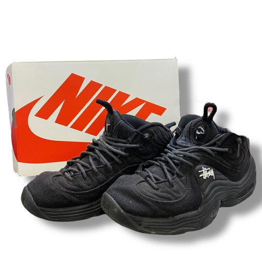 Stussy Nike Air Penny 2 SP Black Sneakers Size 27.5cm