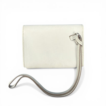 HERMES 2024 Hermèsnap Swift Leather Craie Card