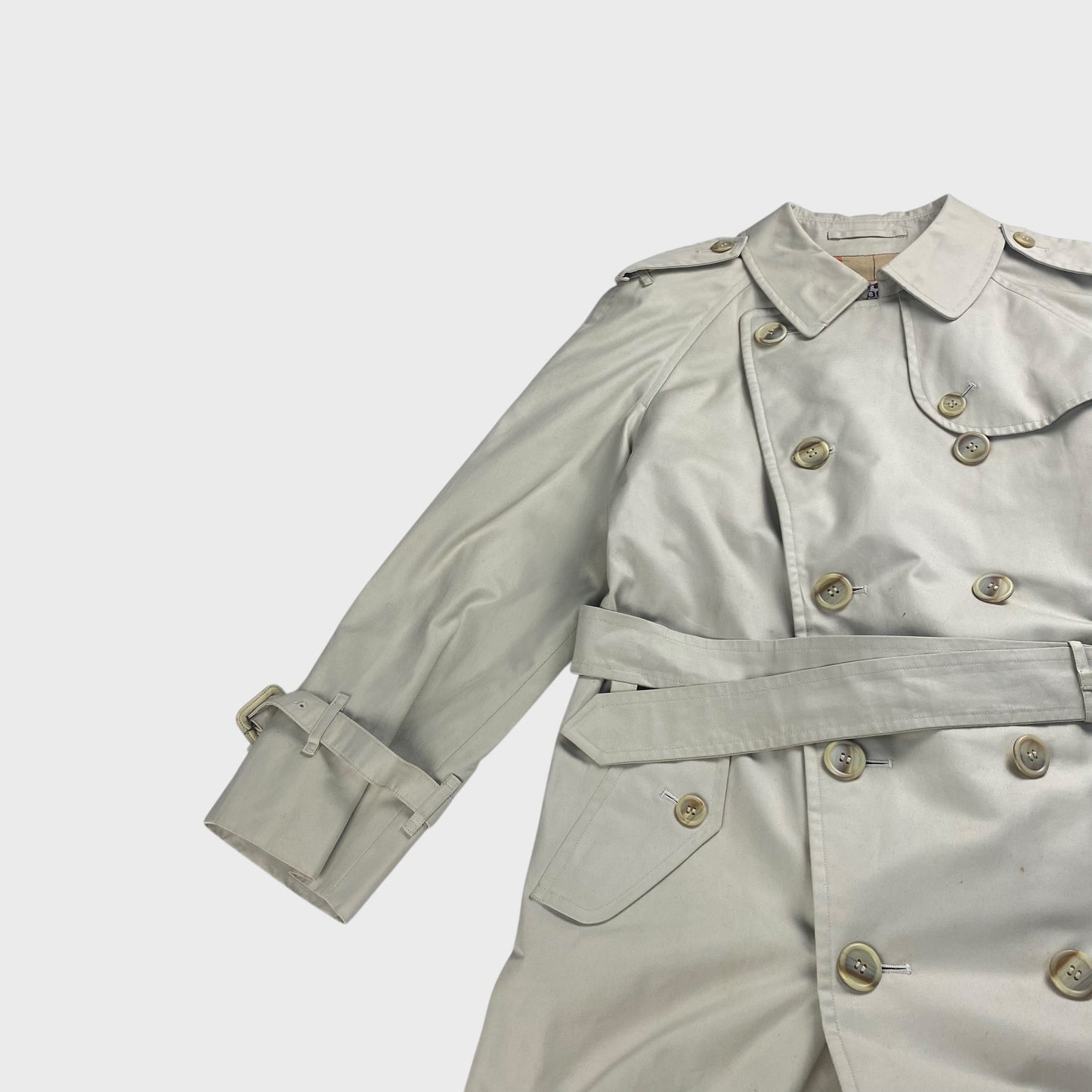 Burberrys' 90s Trench Coat White Size S