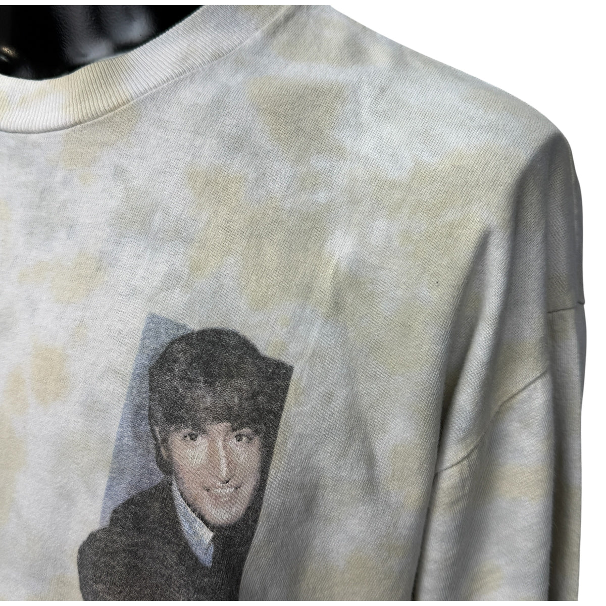 THE BEATLES 90s Tie-Dye Portrait T-Shirt Size XL