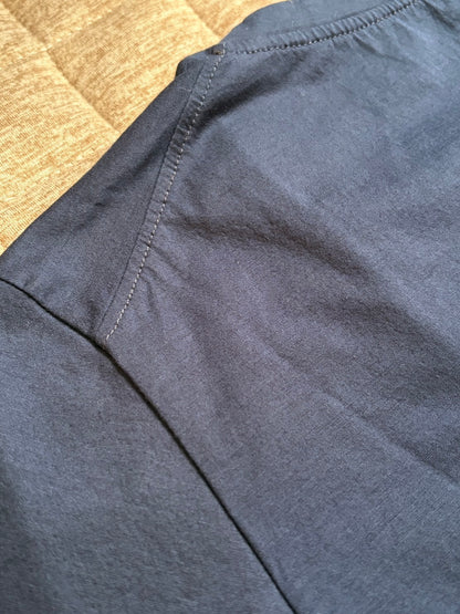 JIL SANDER SS14 Cotton Irregular Sweatshirt Navy Size L