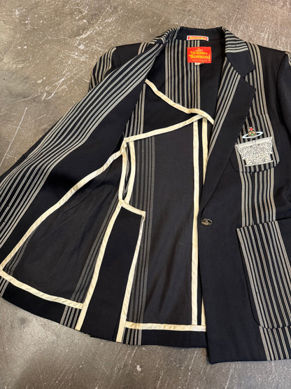 Vivienne Westwood Black Wool Long Sleeve Shirt Size 10