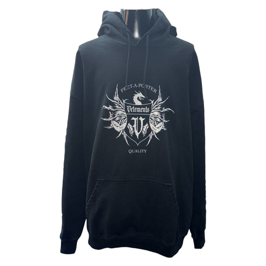 Vetements Hoodie Black Size M