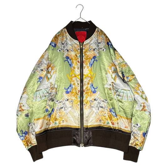 phenomenon Bubble Scarf Bomber Jacket Multi Size XXL