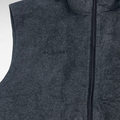 Columbia 00s Zip Up Fleece Vest Gray Size L
