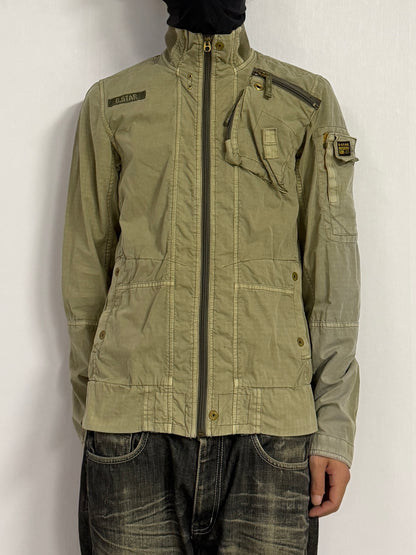 Vintage Green G-Star Raw Cotton Tech Jacket Size S