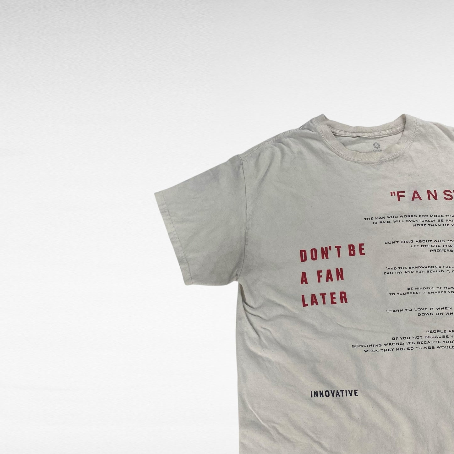 CUSTOM Short Sleeve T-Shirt Size M