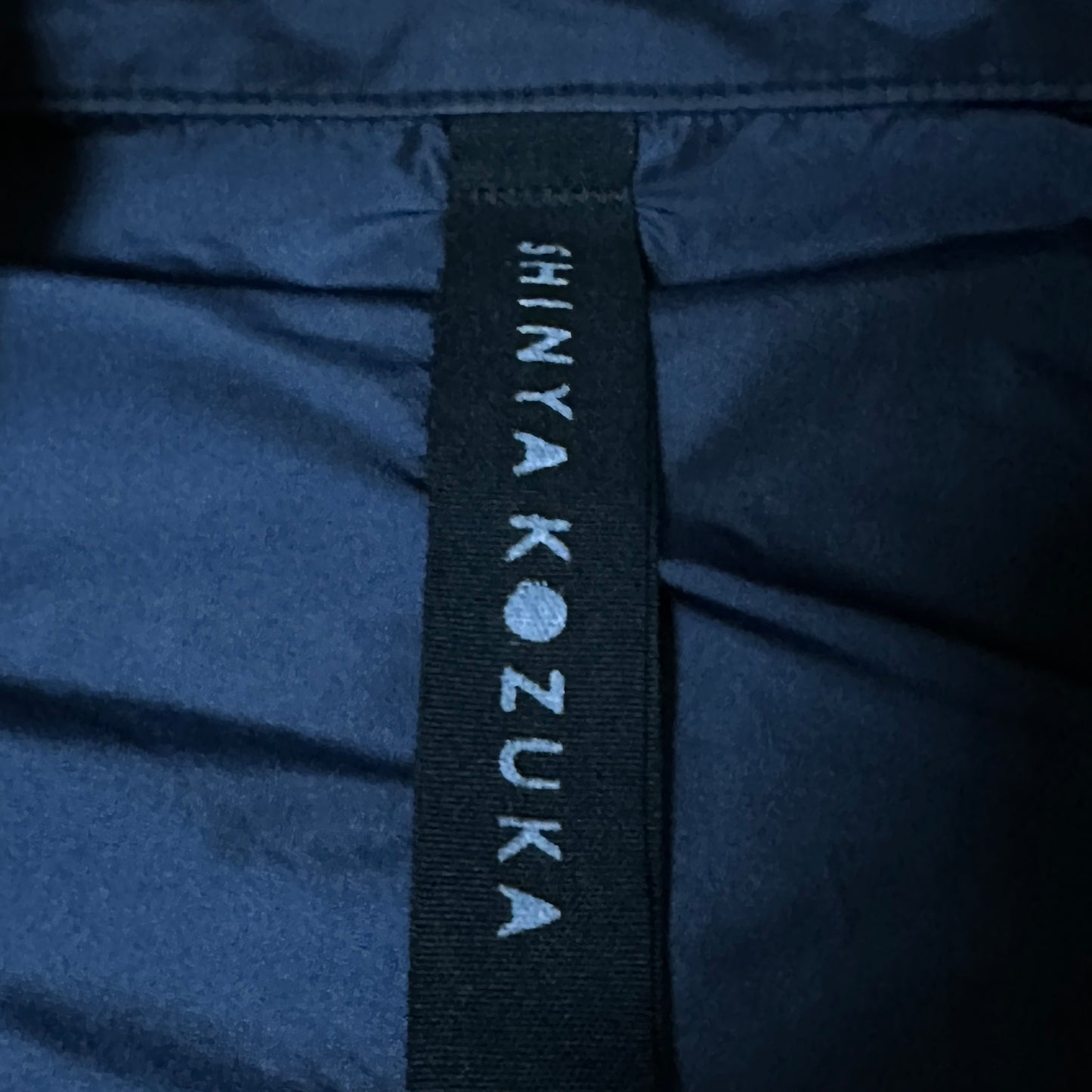 SHINYA KOZUKA 16SS Blue Nylon Long Trench Coat
