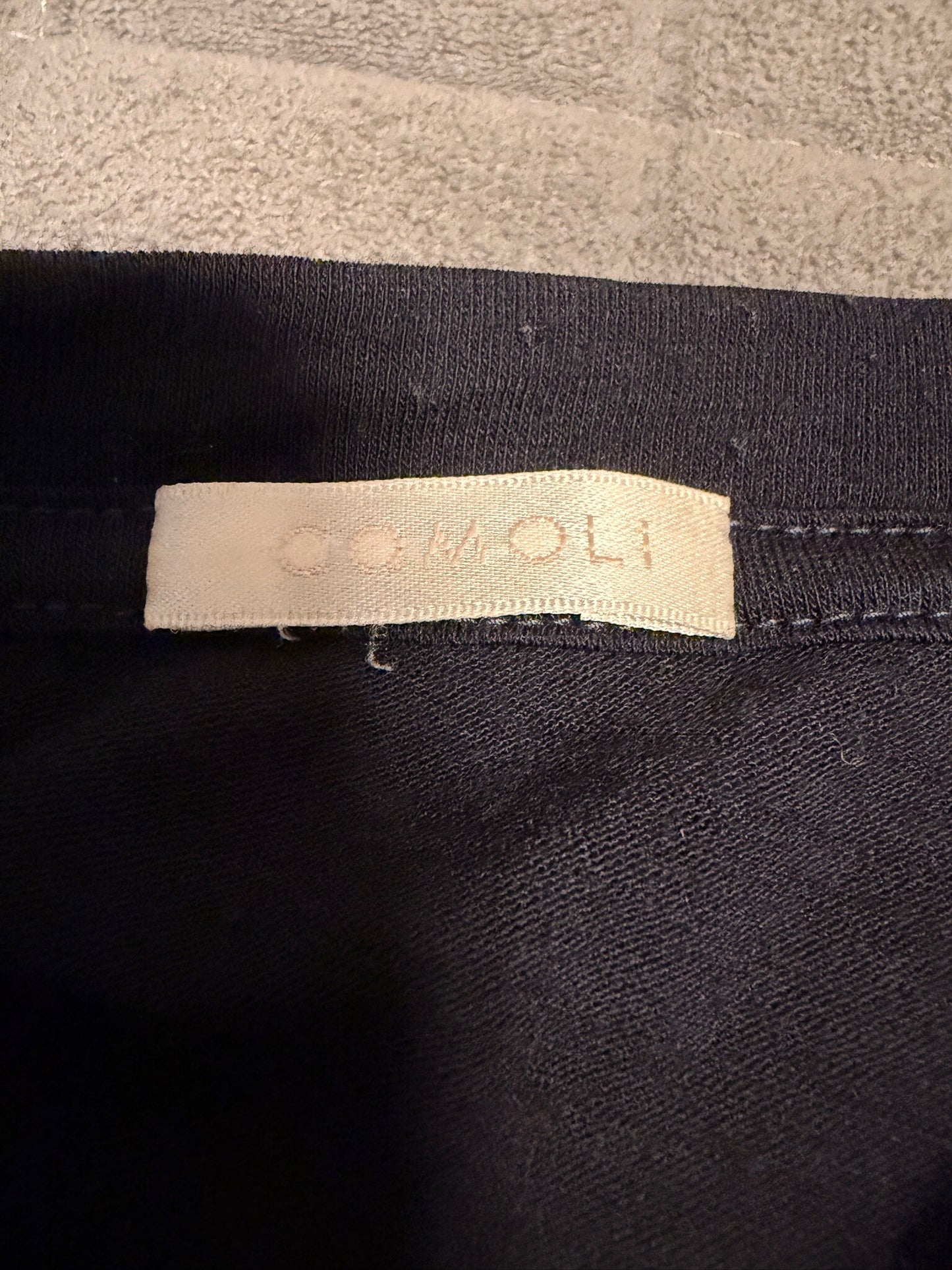 COMOLI AW15 Jersey Wool Long-Sleeve T-Shirt Black Size M