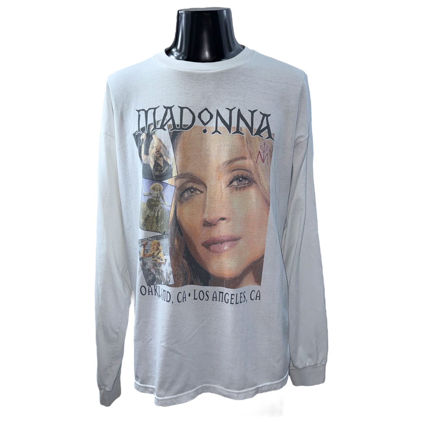 MADONNA ''DROWNED WORLD TOUR 2001'' Long Sleeve T-Shirt Size XL