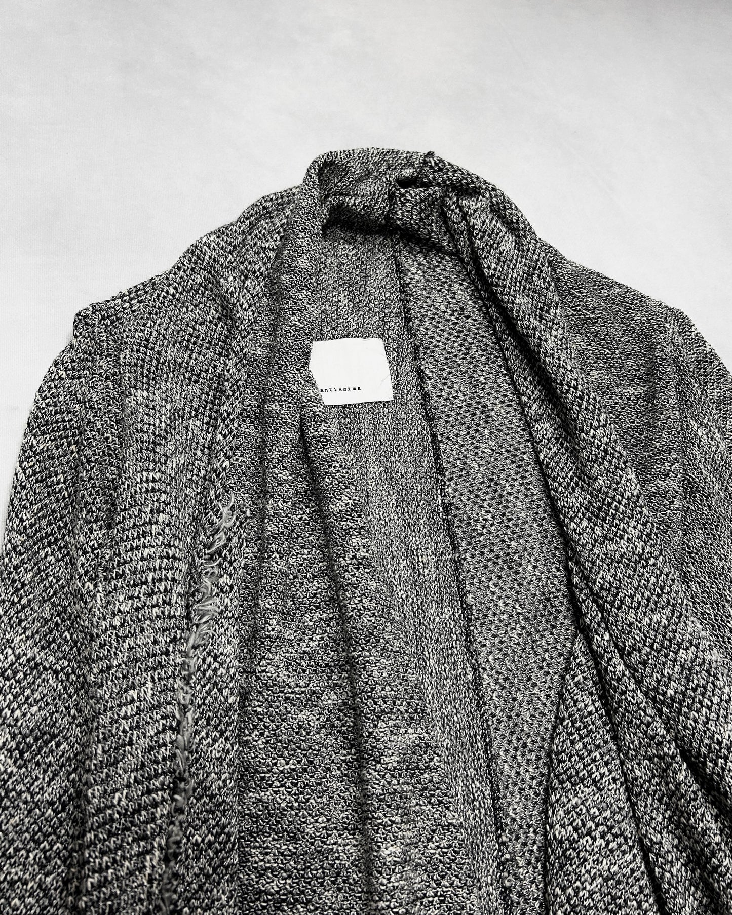 Nostra Santissima Melange Convertible Long Cardigan Size S