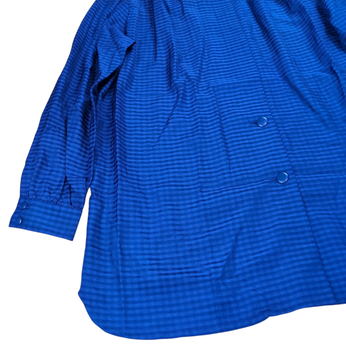 Christian Dior 90s Shadow Check Rayon Shirt Purple Size M