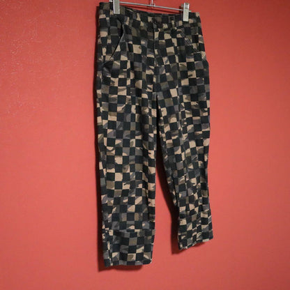 COMME des GARCONS HOMME PLUS Checker Cropped Pants Size XS