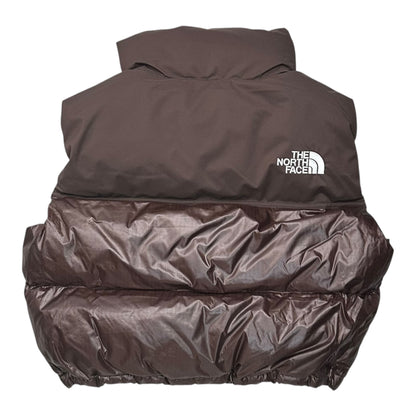 THE NORTH FACE WL Nuptse Down Vest Brown Size KIDS L
