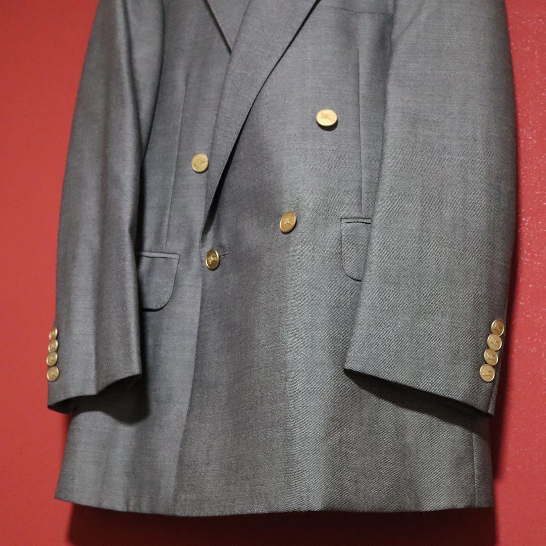 Vintage Burberrys Double-Breasted Wool-Mohair Jacket Size XS