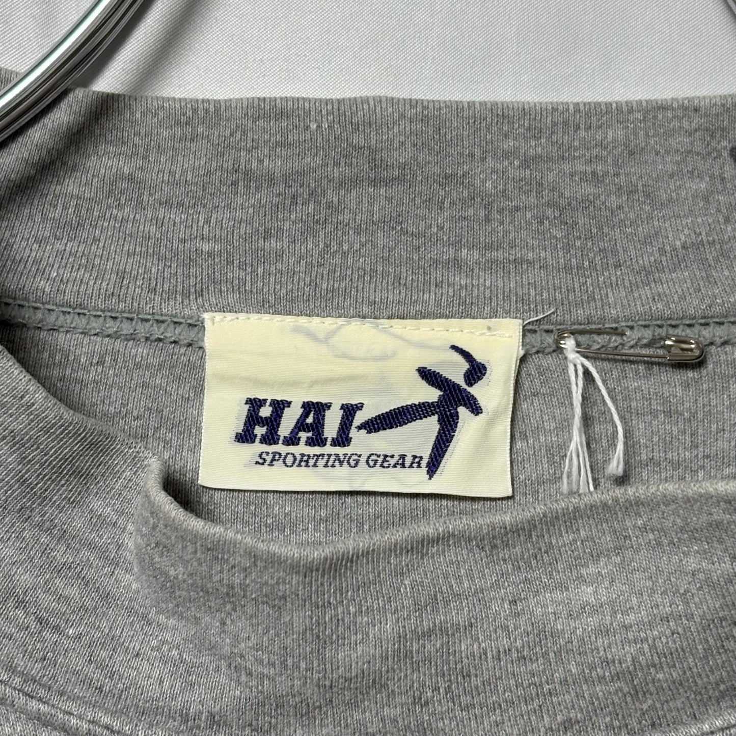 HAI SPORTING GEAR(ISSEY MIYAKE 80s Neck T-Shirt Free Size