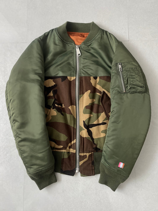 Swagger Multi Camo Nylon Jacket Size M