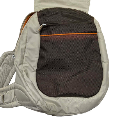 TUMI 2000s Nylon Crossbody Bag White