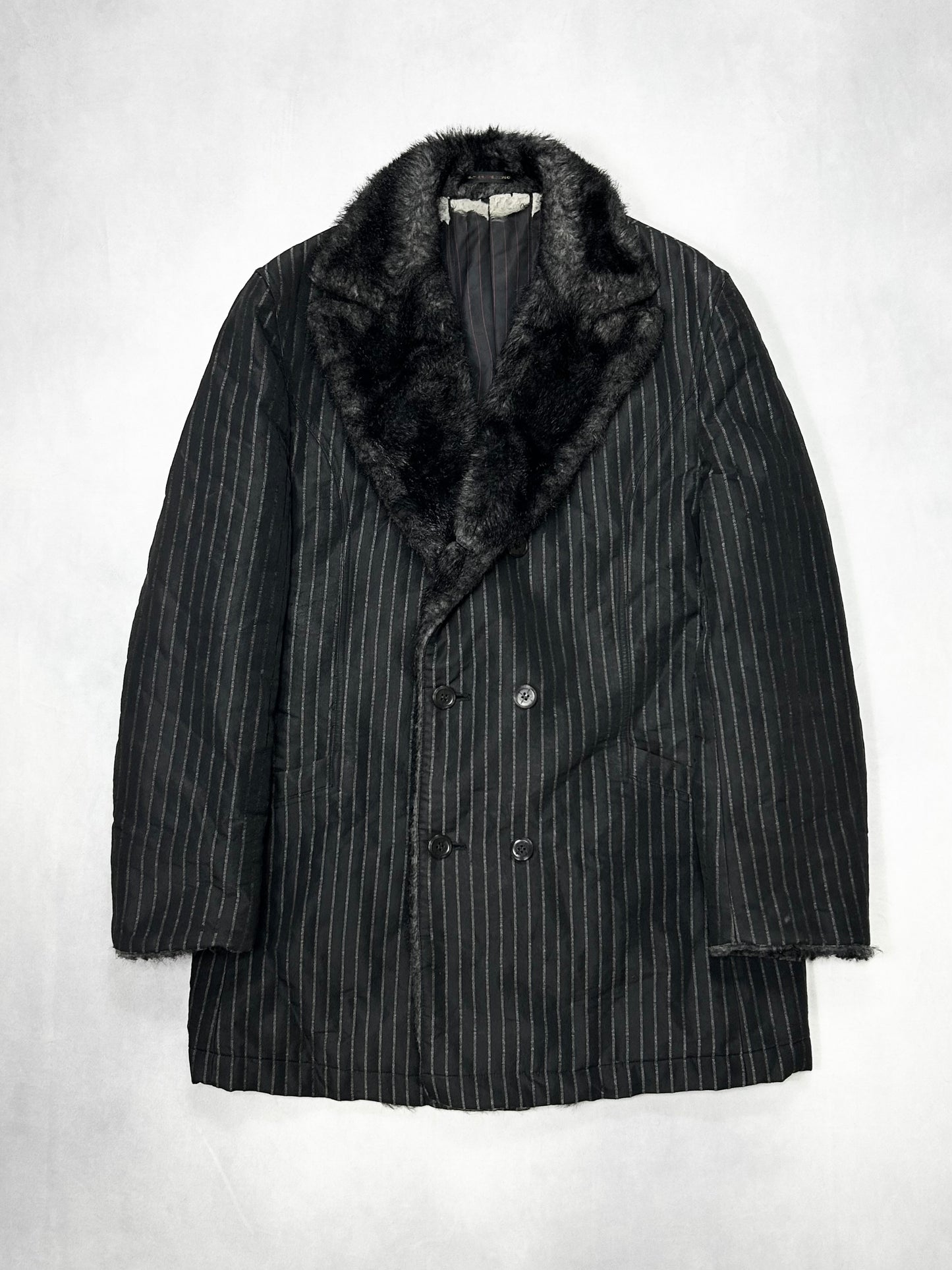 GAULTIER HOMME object Fur Collar Tailored Jacket Size L