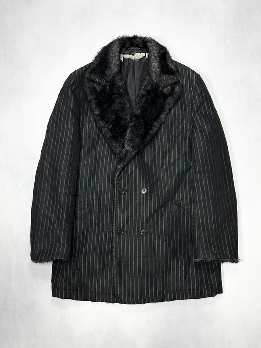 GAULTIER HOMME object Fur Collar Tailored Jacket Size L