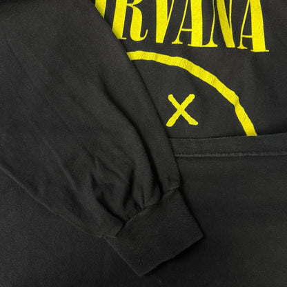 Nirvana Vintage Long Sleeve T-Shirt Black Size L
