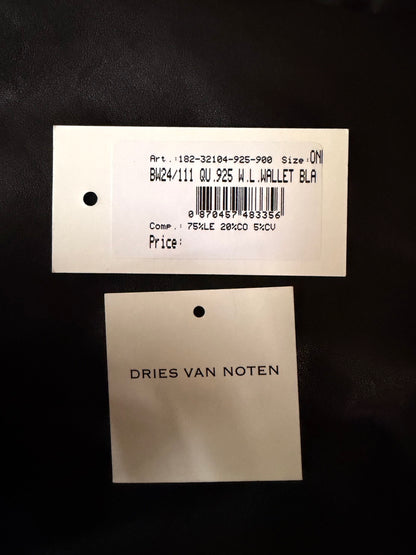 Dries Van Noten AW18 Leather Y-Stitch ONE SIZE Wallet Size ONE SIZE