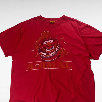 THE Muppets 00s T-Shirt Red Size XL