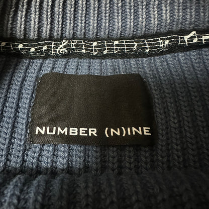 NUMBER (N)INE Miyashita Music Note Commando Knit