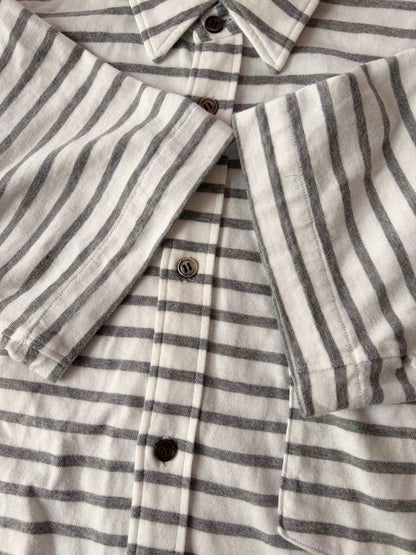 COMME des GARCONS HOMME DEUX SS17 Border S/S Shirt Size M