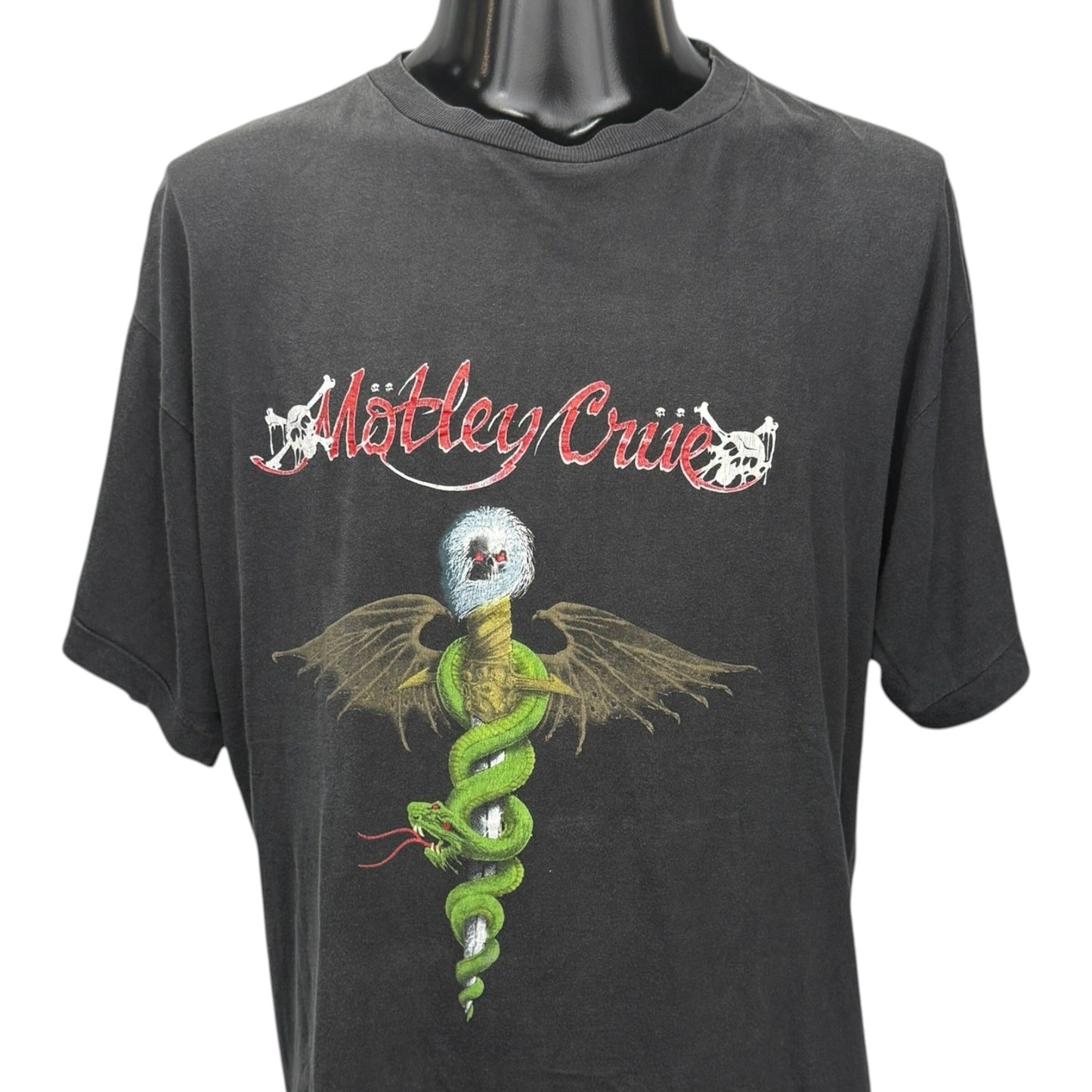 MOTLEY CRUE 80s 90s Vintage Dr. Album T-Shirt Size XL