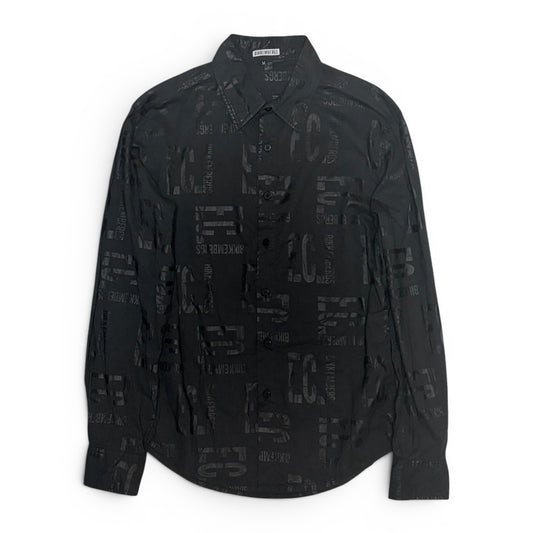 Dirk Bikkembergs Black Long Sleeve Shirt Size S