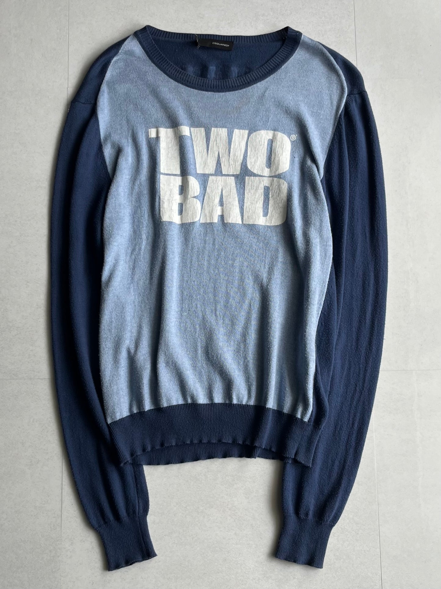 Dsquared2 Blue Cotton Modal Long Sleeve Shirt Size M