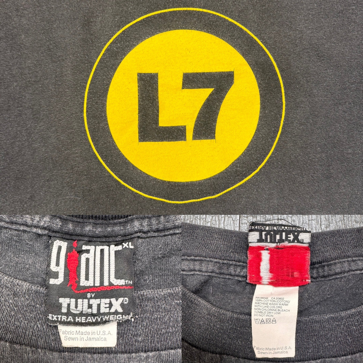 L7 90s Hungry For Stink TOUR T-Shirt Size XL