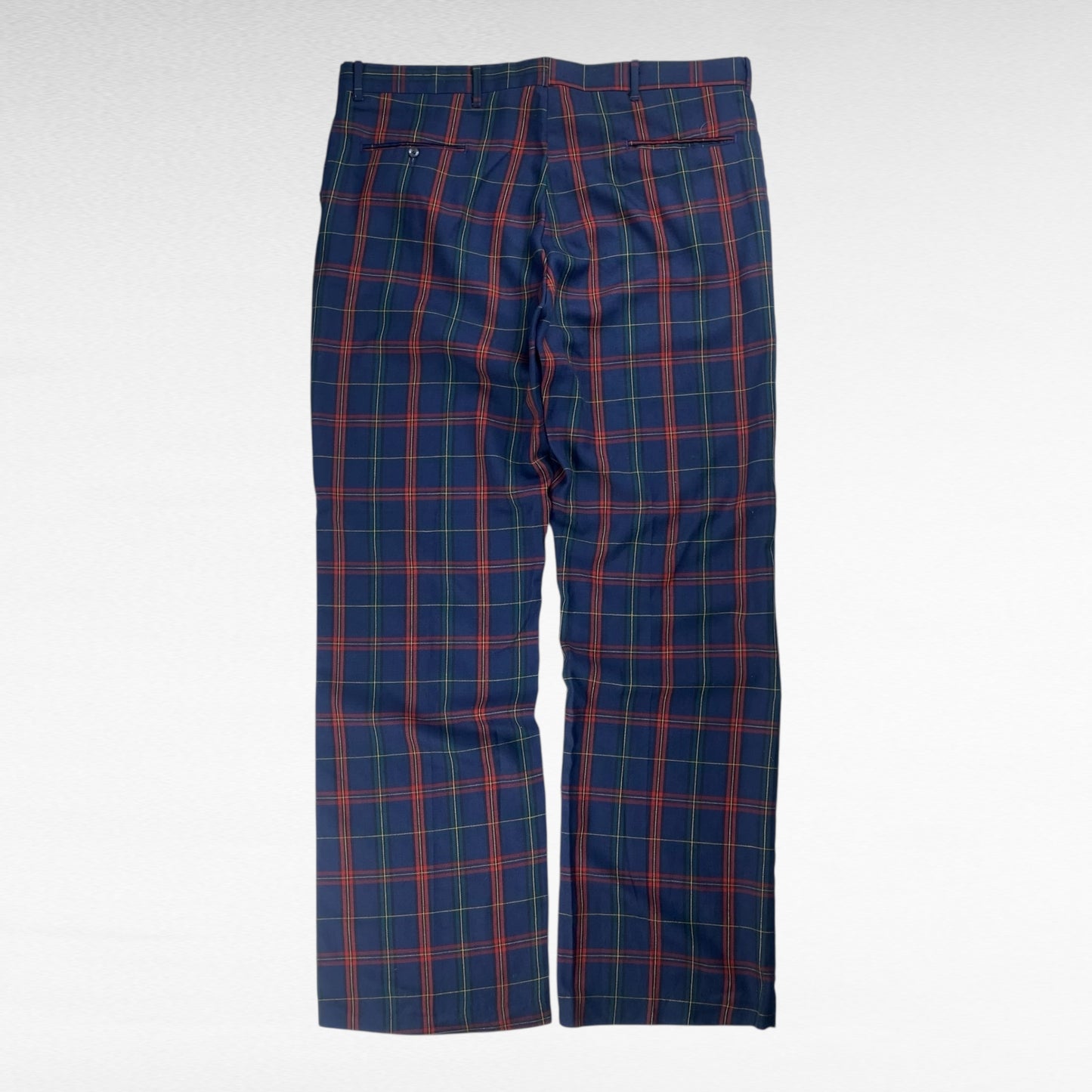 unknown 80s Checked flannel slacks by Rocket Talon Size W40