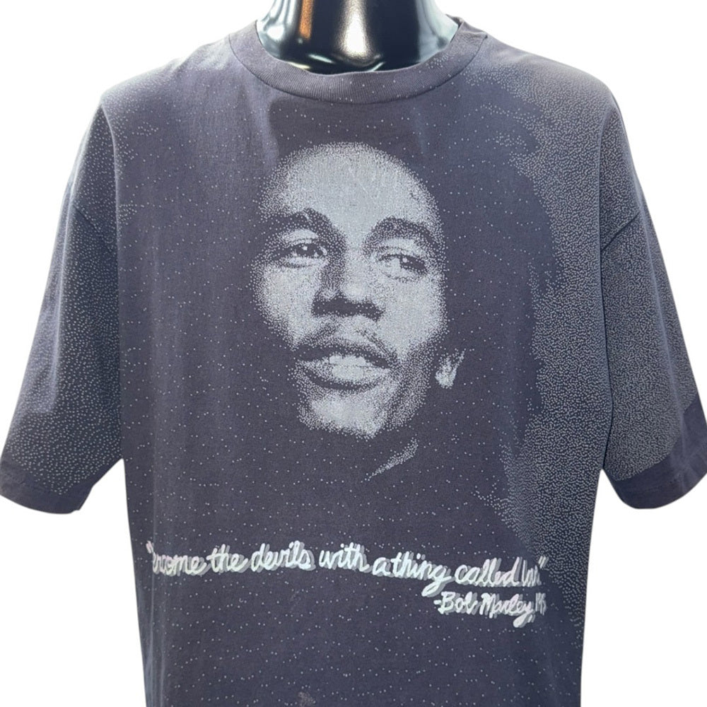 BOB MARLEY Iconic Face Print T-Shirt Size XL