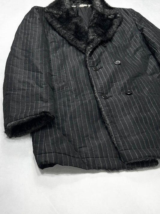 GAULTIER HOMME object Fur Collar Tailored Jacket Size L