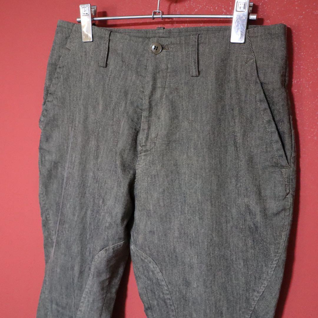 Y's Gray Cotton Blend Cropped Jodhpur Pants Size 2