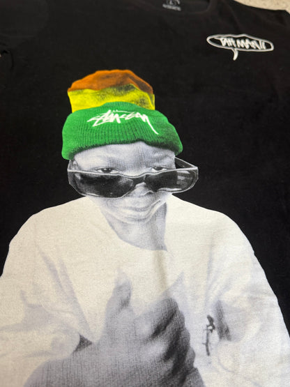 STUSSY Masterpiece T-Shirt Black Size L