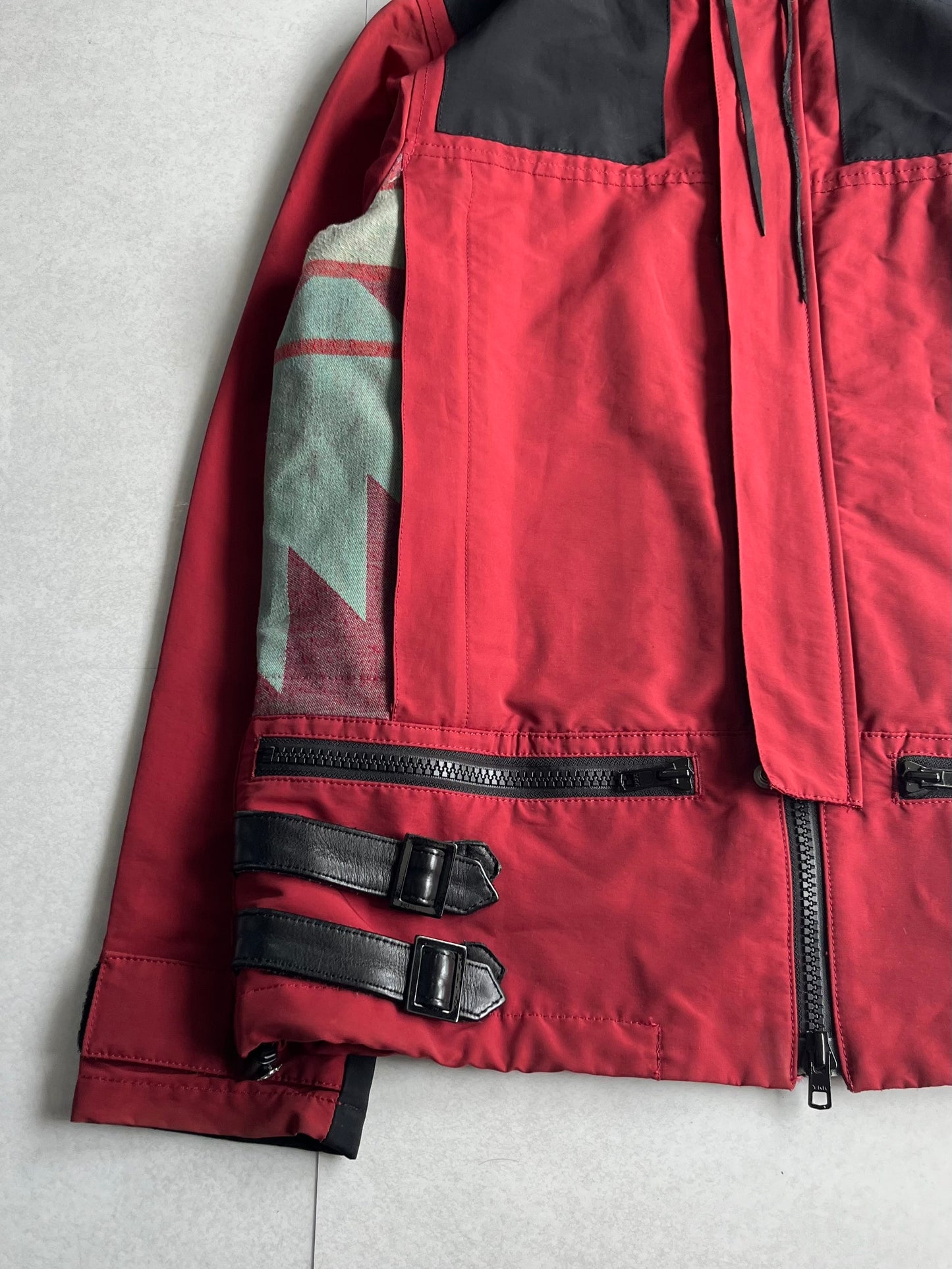 WHIZ LIMITED Red Cotton Nylon Gimmick Jacket Size M