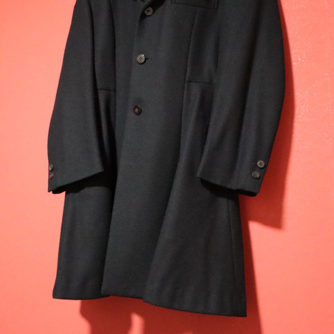 Comme des Garcons 80s Vintage Black Pleated Wool Size FREE