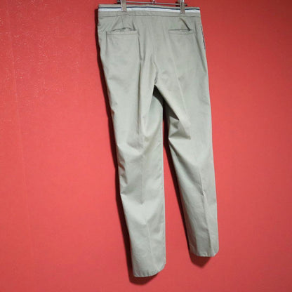 Hermes Beige Belt Design Wide Chino Slacks Size 44