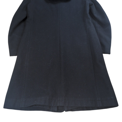 Limi Feu Double Zip Wool Hooded Long Coat Size S