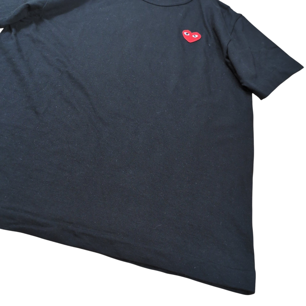 PLAY COMME des GARCONS 25SS Heart Motif T-Shirt Black Size L