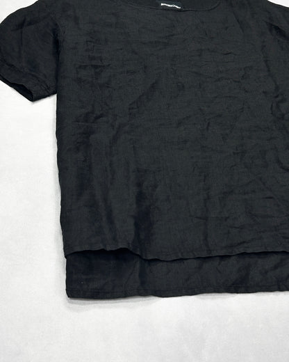 Isamu Katayama Backlash Cowhide Seam Linen Tee Size L