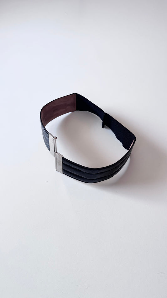 Dolce & Gabbana Black Patent Leather Belt