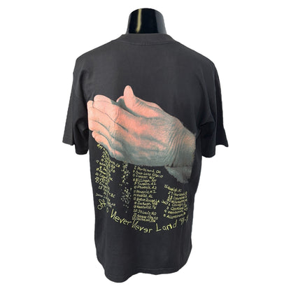 Metallica 90s Enter Sandman Off to Never Land Tour '91-'92 T-Shirt Size L